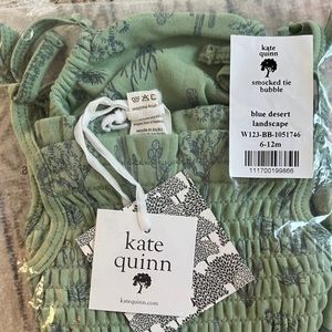Kate Quinn NWT 6-12 m desert landscape smocked bubble